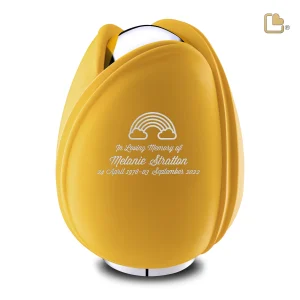 Tulip™ softcoat urn gele tulp - Afbeelding 4