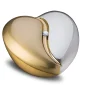 HeartFelt™ hart urn geborsteld goud met Swarovski