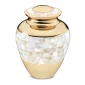 Mother of Pearl™ parelmoer urn goud