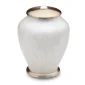Simplicity™ urn parelmoer wit
