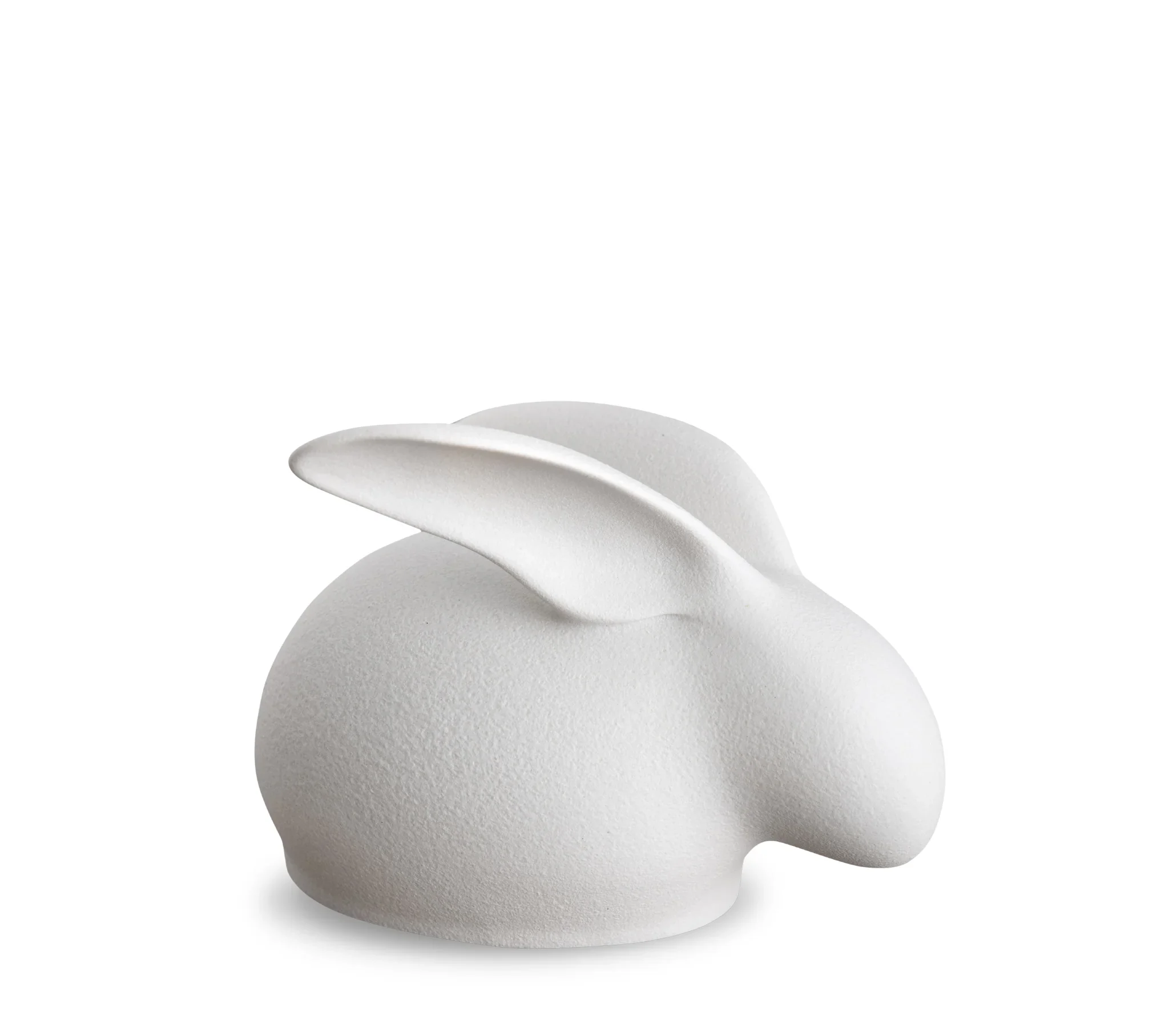 Konijn porseleinen dierenurn wit