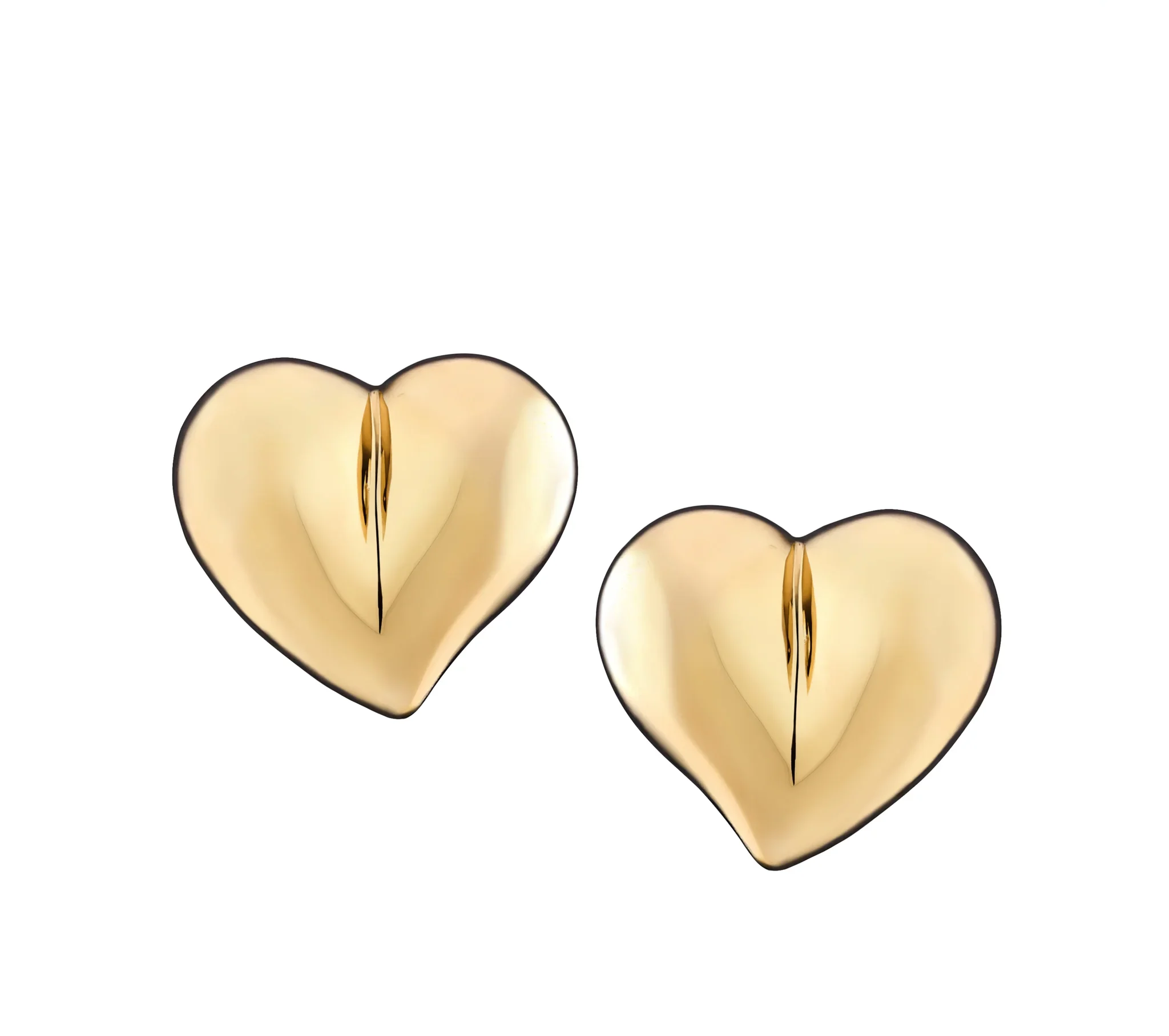 LoveHeart™ hart oorbellen goud verguld