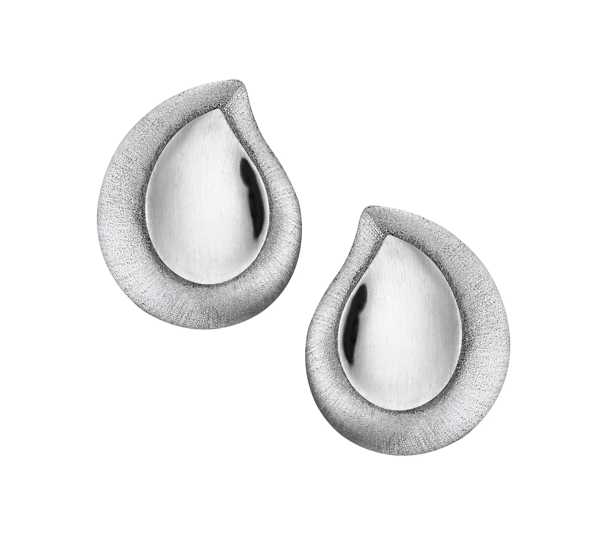 TearDrop™ druppel oorbellen zilver