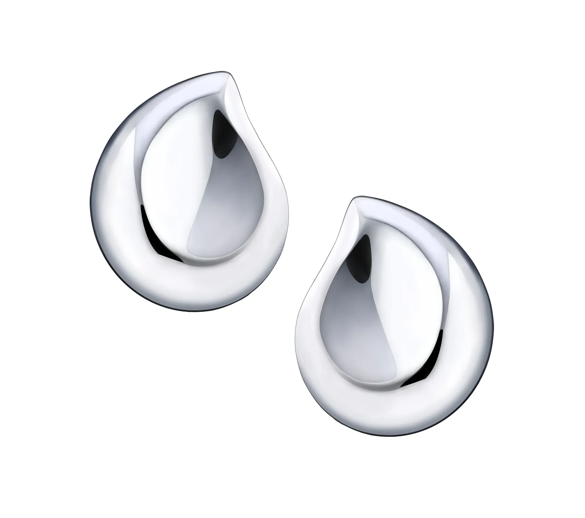 TearDrop™ druppel oorbellen zilver