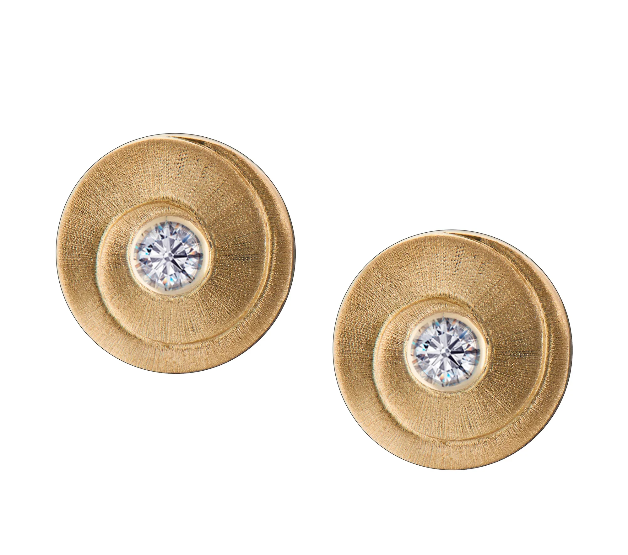 Eternity™ oorbellen goud verguld met zirkonia