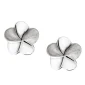 Bloom™ bloem oorbellen zilver