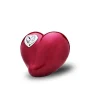 LoveHeart™ hart mini-urn rood met kristal