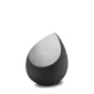 Drop™ traan/druppel mini-urn zwart & geborsteld zilver
