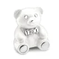 CuddleBear™ kinderurn parelmoer wit knuffelbeertje met Swarovski
