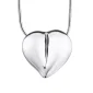 LoveHeart™ hart ashanger/assieraad zilver incl. collier
