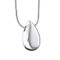 Drop™ druppel ashanger/assieraad zilver incl. collier
