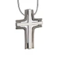 Cross™ Elegant kruis ashanger/assieraad ruthenium incl. collier