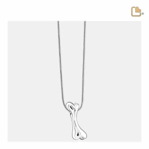 DogBone™ hondenbot dieren ashanger/assieraad zilver incl. collier - Afbeelding 4