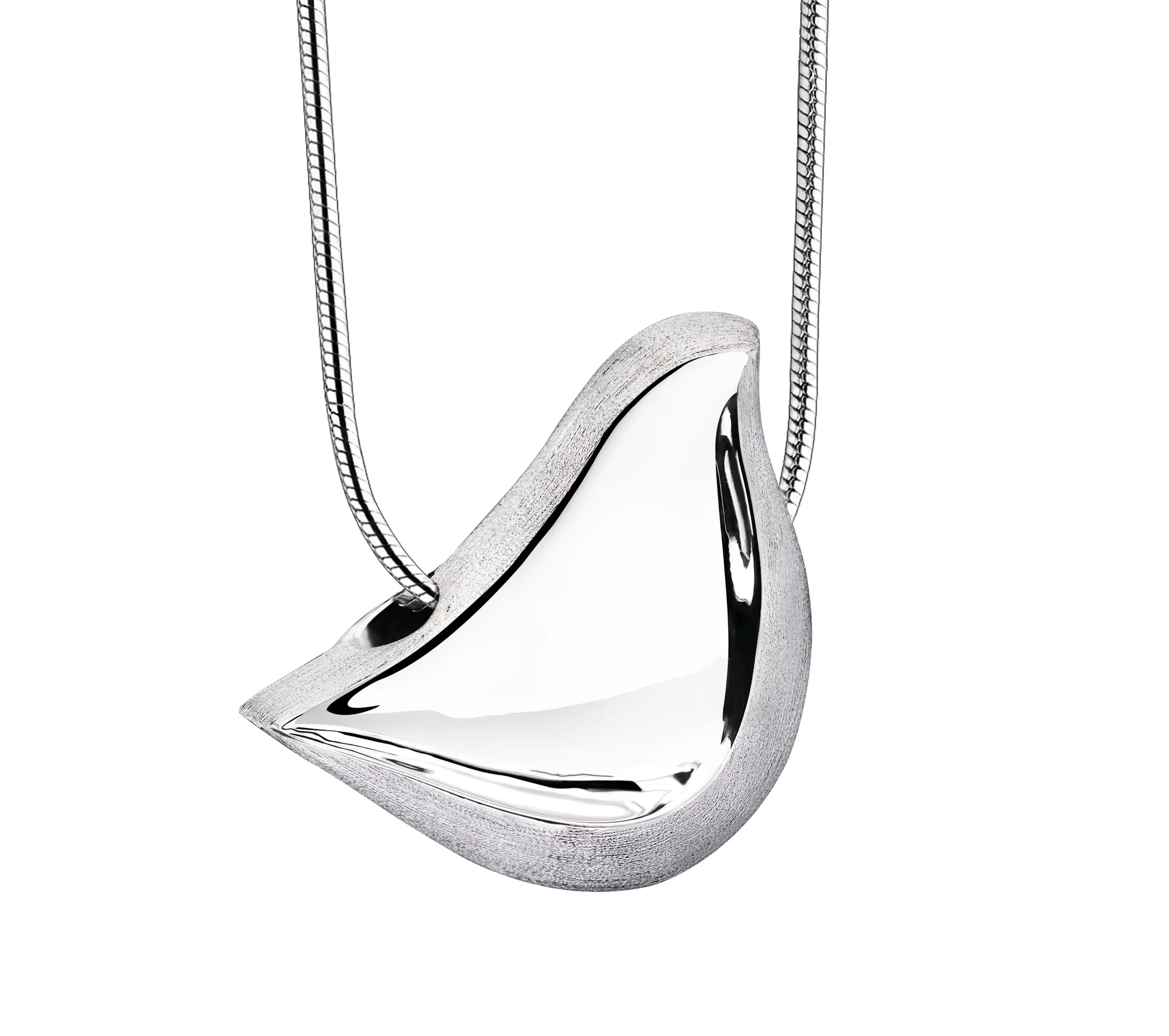 LoveBird™ vogel ashanger/assieraad zilver incl. collier