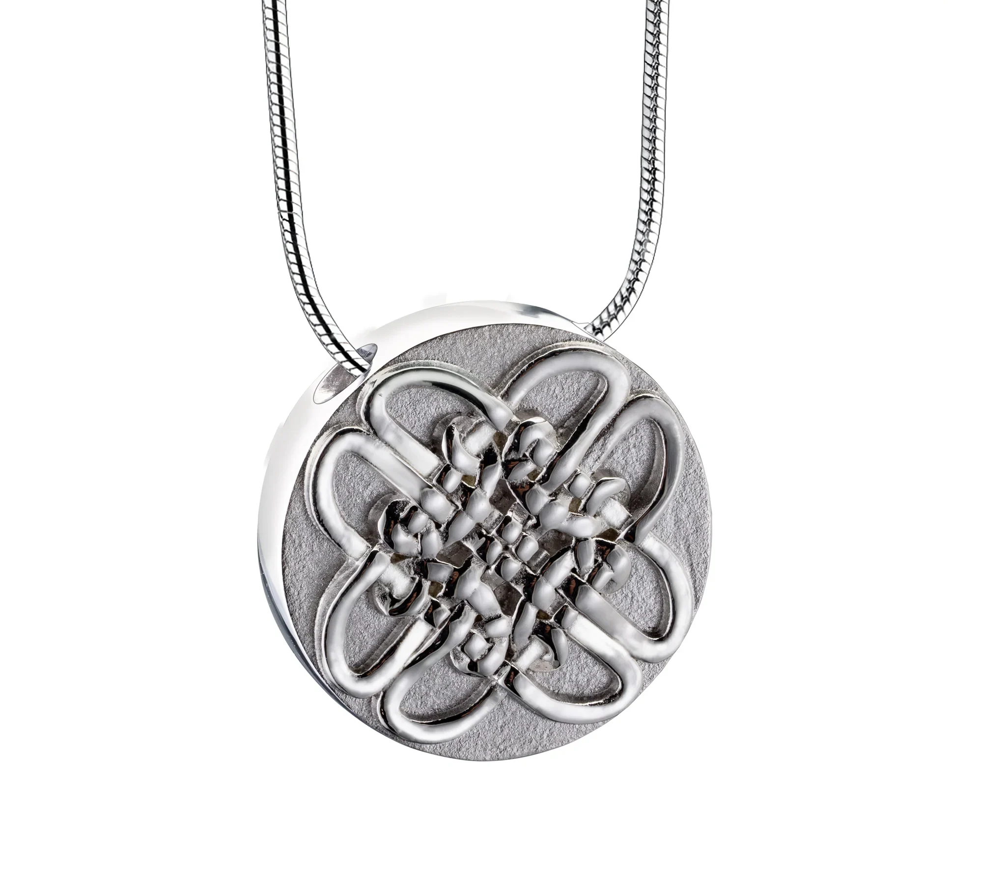 CelticCircle™ Keltische ashanger/assieraad zilver incl. collier