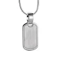 LoveTag™ ashanger/assieraad zilver incl. collier