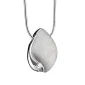 TearDrop™ druppel ashanger/assieraad zilver - zirkonia incl. collier