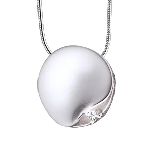 Circle™ ashanger/assieraad zilver met zirkonia incl. collier
