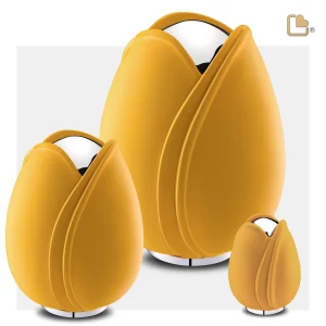 Tulip™ softcoat urn gele tulp - Afbeelding 5