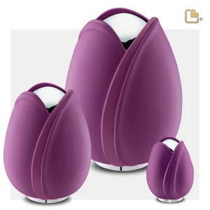 Tulip™ softcoat urn paarse tulp - Afbeelding 6
