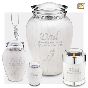 Blessing™ urn parelmoer wit - Afbeelding 6