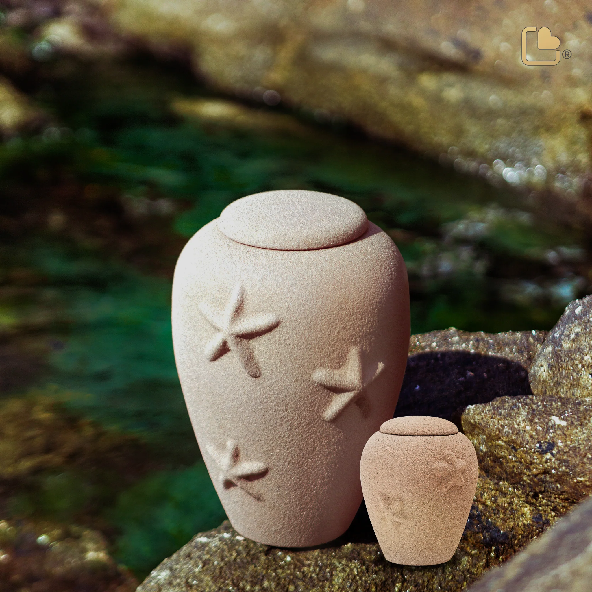 StarFish™ biologisch afbreekbare mini-urn eco zand 2