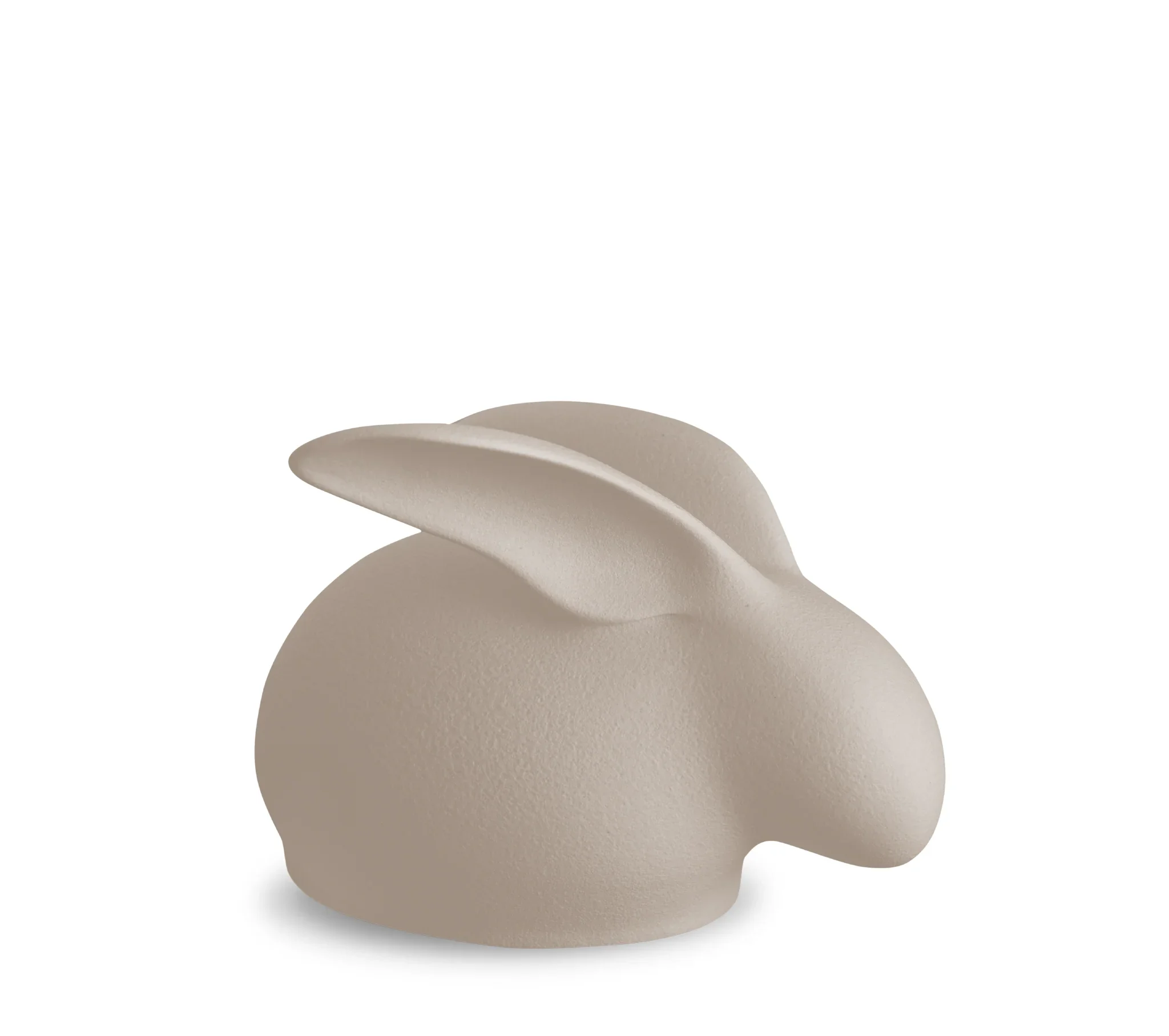 Konijn porseleinen dierenurn beige