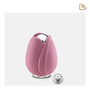 Tulip™ softcoat mini-urn roze tulp - Afbeelding 3