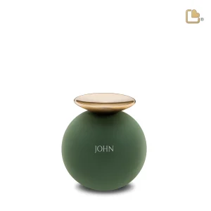 Crescent™ bol mini-urn groen - Afbeelding 4