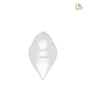 SoulBird™ vogel mini-urn zilver (vrouwtje) - Afbeelding 4