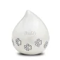 LoveDrop™ druppel grote dierenurn parelmoer wit