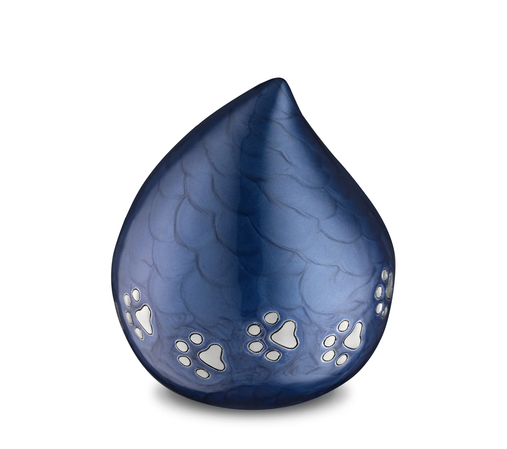 LoveDrop™ druppel medium dierenurn blauw