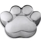 LovePaw™ pootafdruk grote dierenurn geborsteld zilver