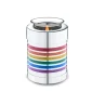 Pride™ regenboog waxinelichthouder urn zilver