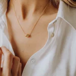 Pearl ashanger/assieraad incl. collier