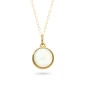 Ashanger / assieraad parelmoer goud