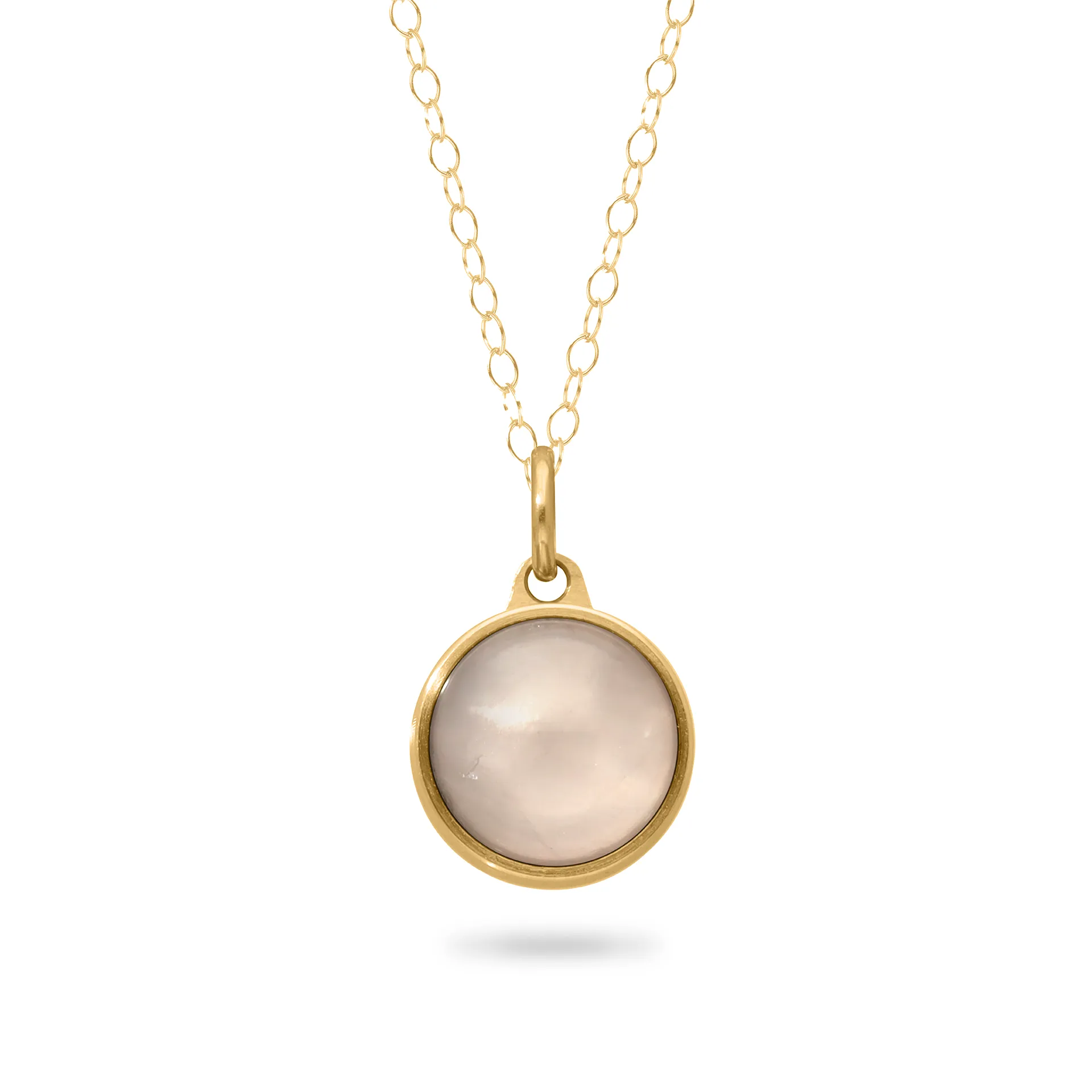Ashanger / assieraad rozenkwarts goud