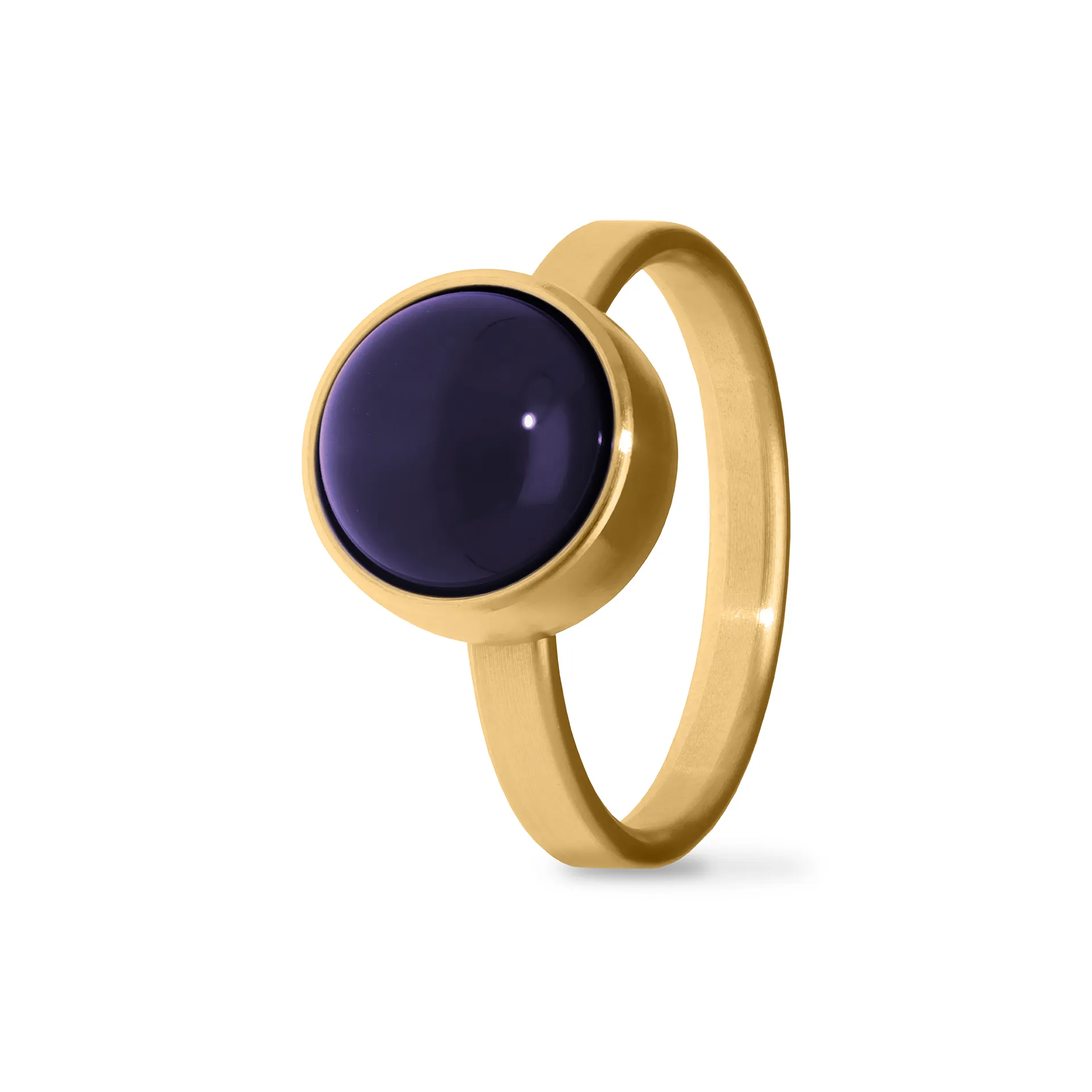 Ring / assieraad amethist goud