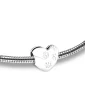 Lovehart™ hart met pootjes dieren asbedel/assieraad zilver
