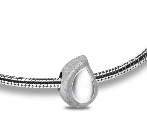 TearDrop™ druppel asbedel/assieraad zilver