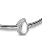 TearDrop™ druppel asbedel/assieraad zilver