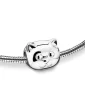 CatFace™ kat dieren asbedel/assieraad zilver