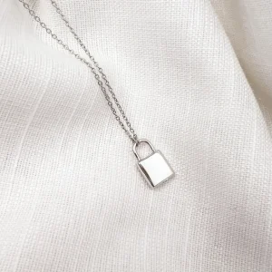 Lock ashanger/assieraad slotje incl. collier - Afbeelding 3