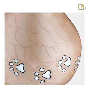 LoveDrop™ druppel medium dierenurn beige - Afbeelding 3