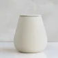 Keramische urn Athos zacht beige eco engobe
