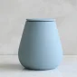 Keramische urn Athos grijsblauw eco engobe