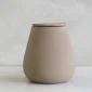 Keramische urn Athos zandkleurig eco engobe