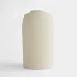 Keramische urn Pelion zacht beige eco engobe
