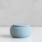 Keramische mini urn Seres grijsblauw eco engobe