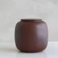 Keramische urn Seres roodbruin eco engobe